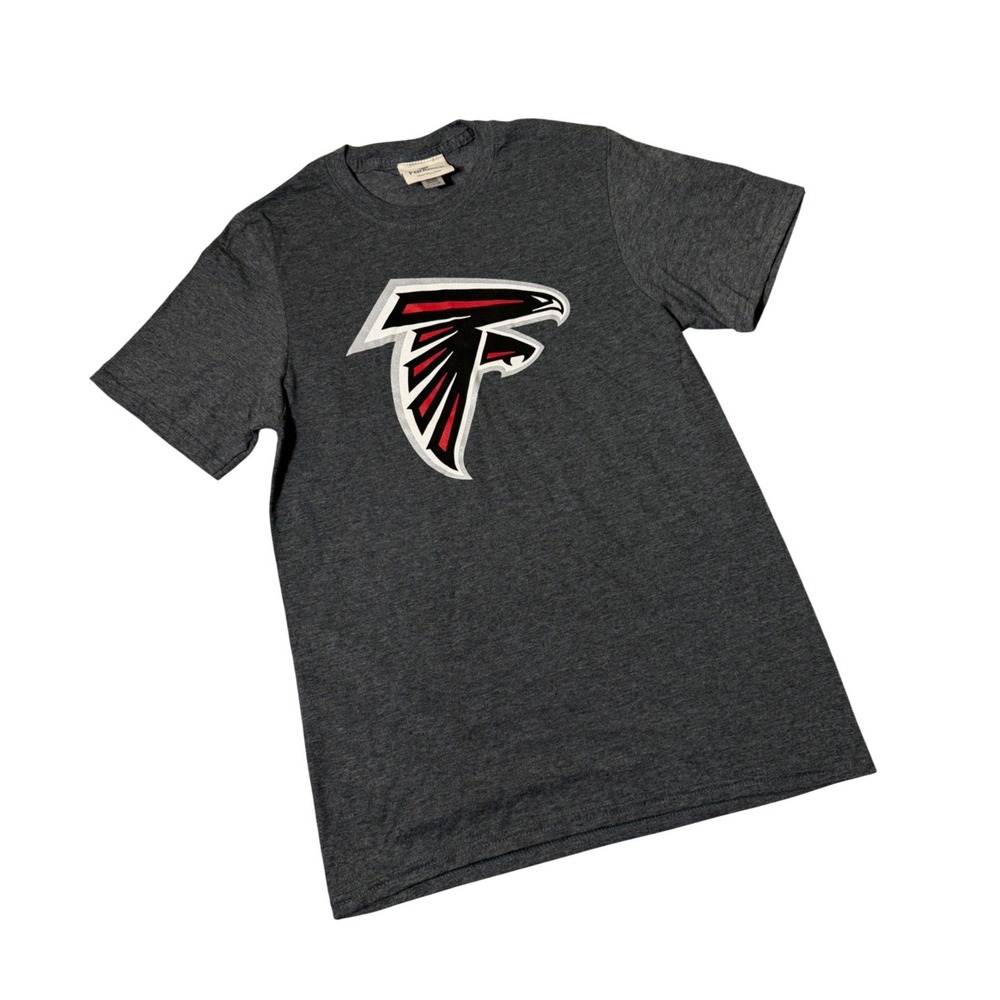 Fanatics Atlanta Falcons NFL Graphic T-Shirt Mens Small Charcoal Gray Heather